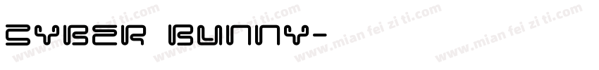Cyber Bunny字体转换